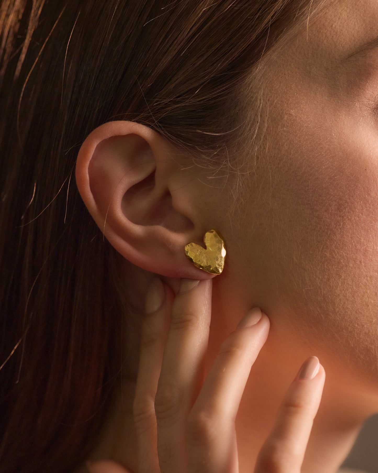 Anvil Heart Studs