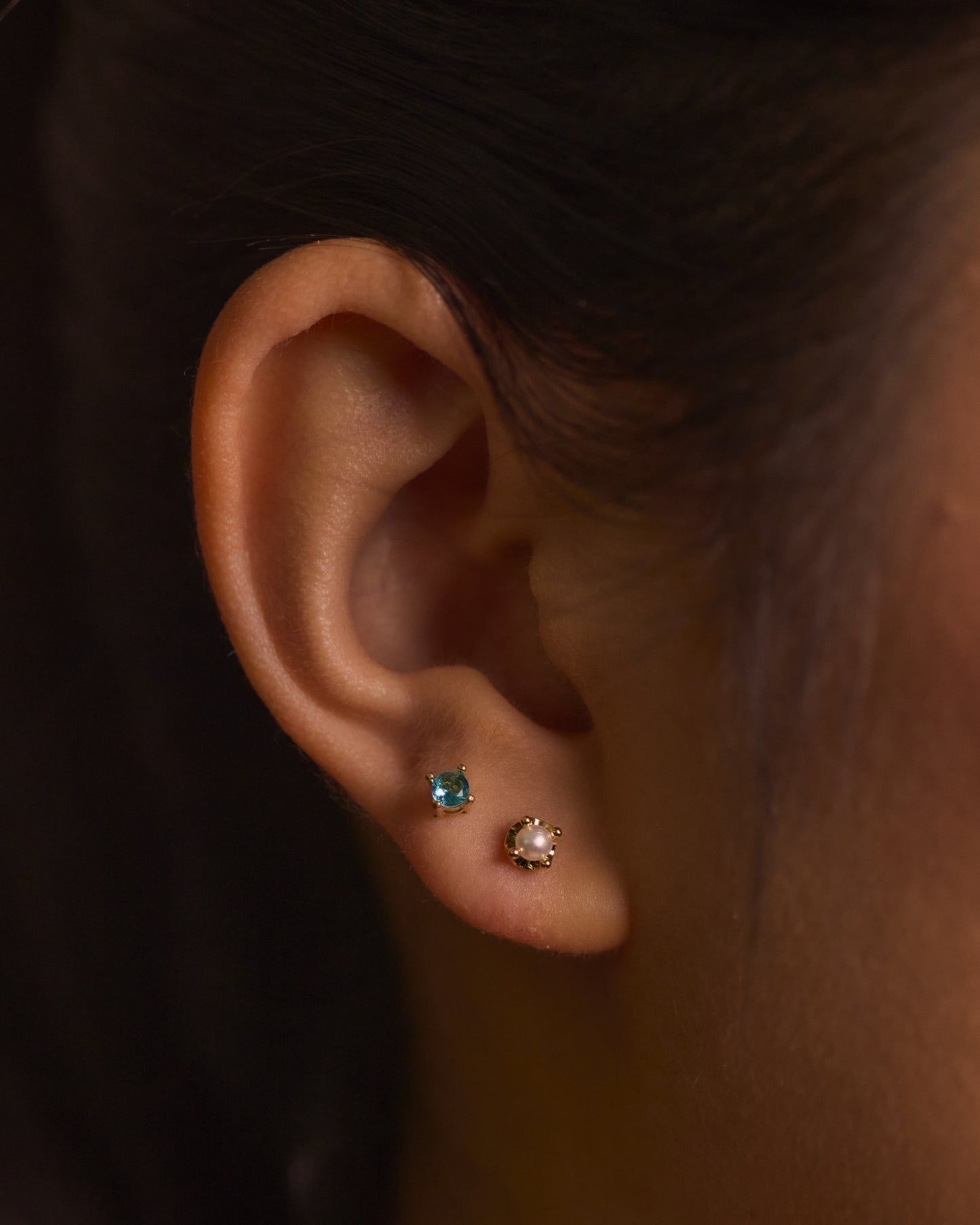 Pearl Compass Studs