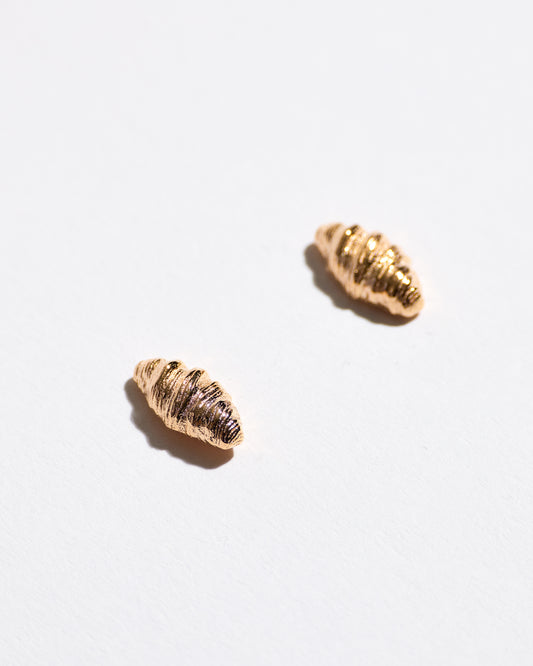 Dainty Croissant Studs