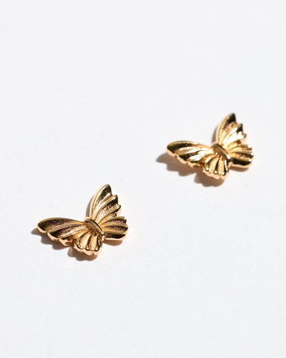 Etched Butterfly Studs