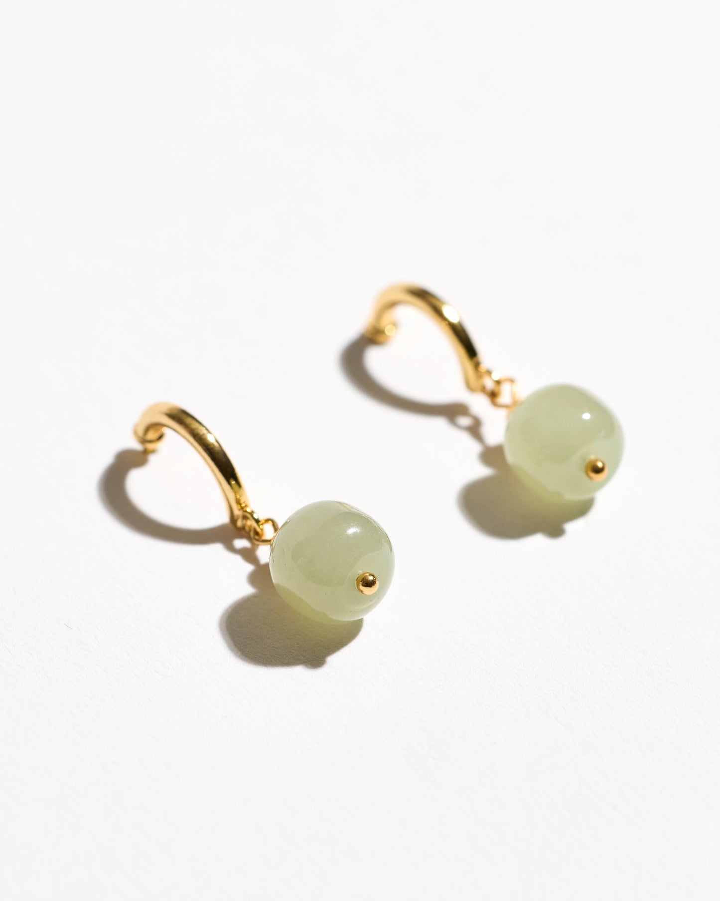 Jade Droplet Earrings