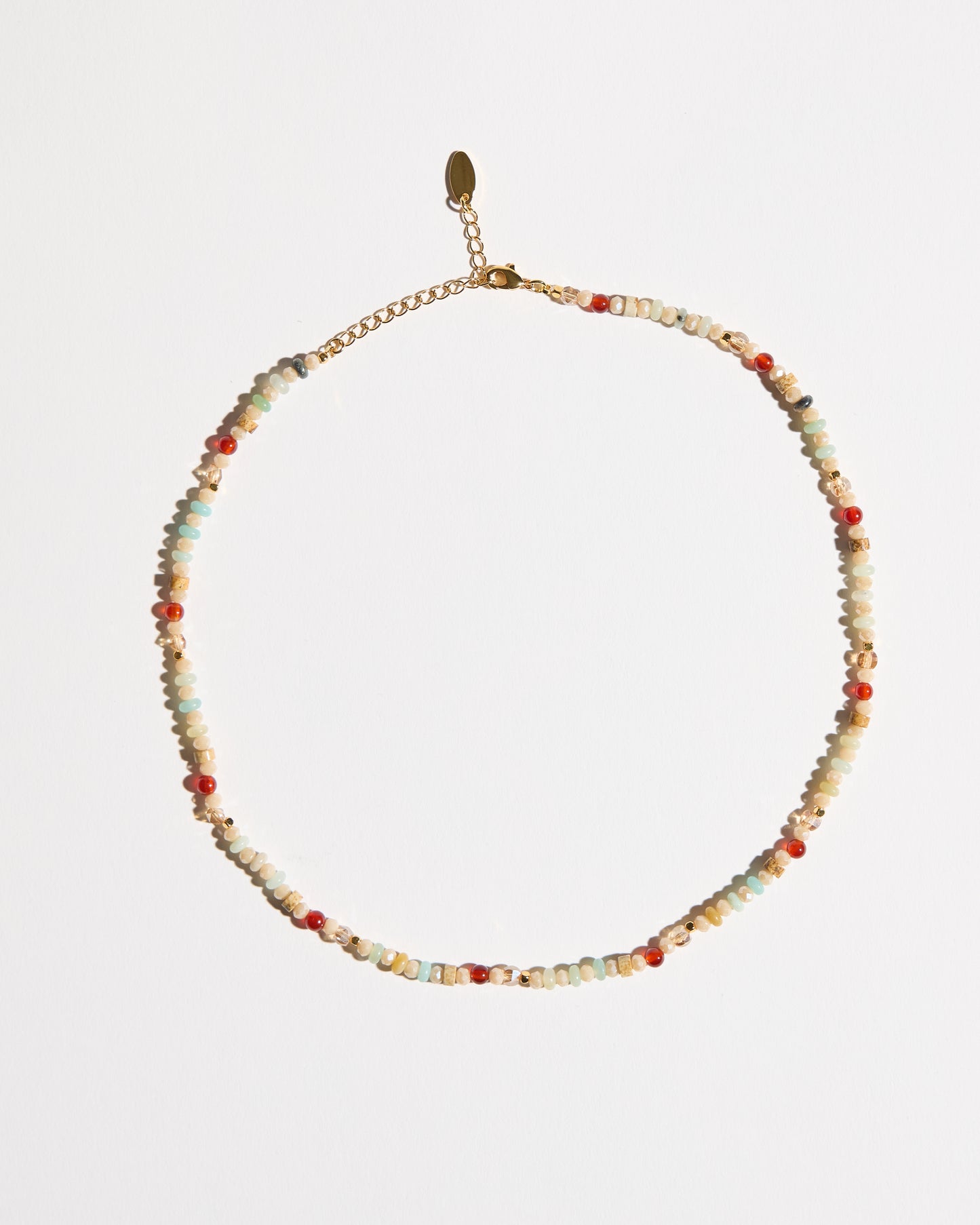 Multichromatic Beaded Necklace