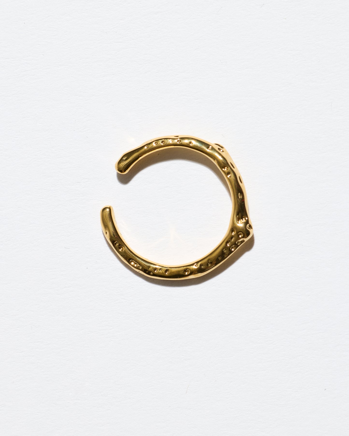 Dimpled Branch Open Ring