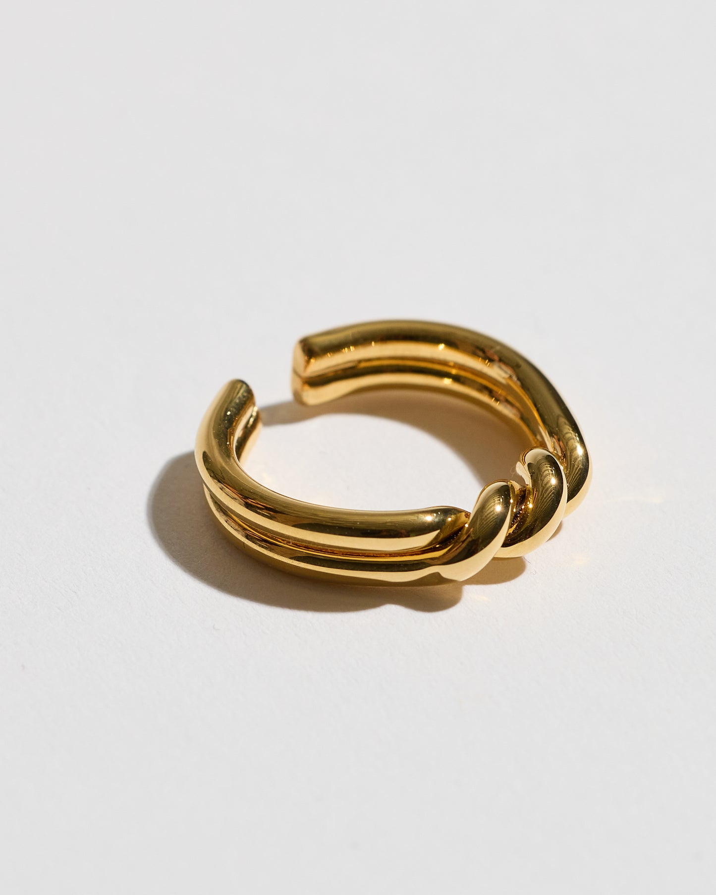 Twist Rope Open Ring