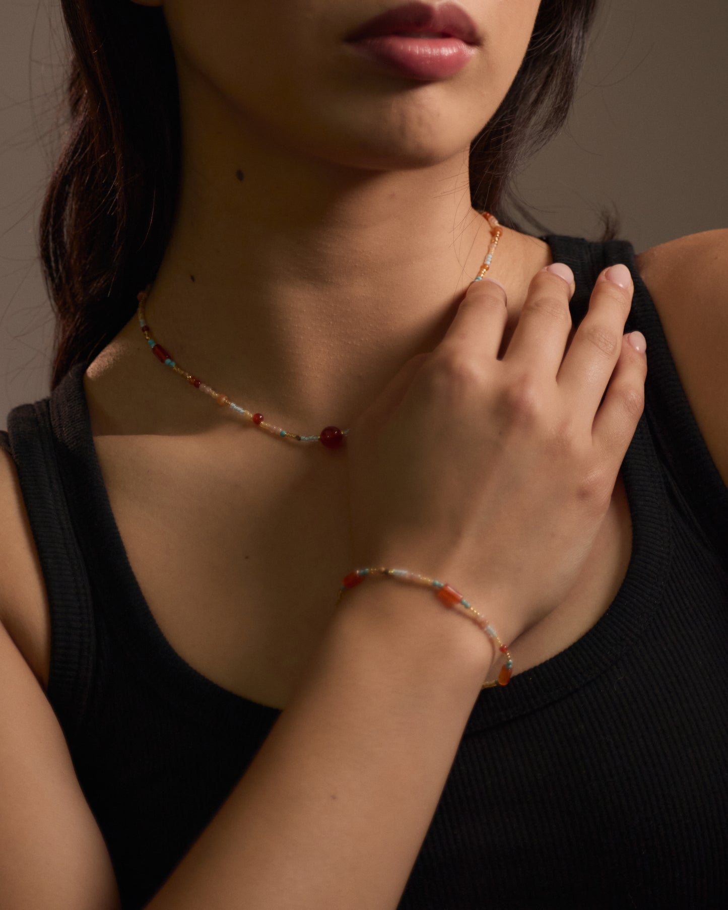 Elemental Beaded Necklace