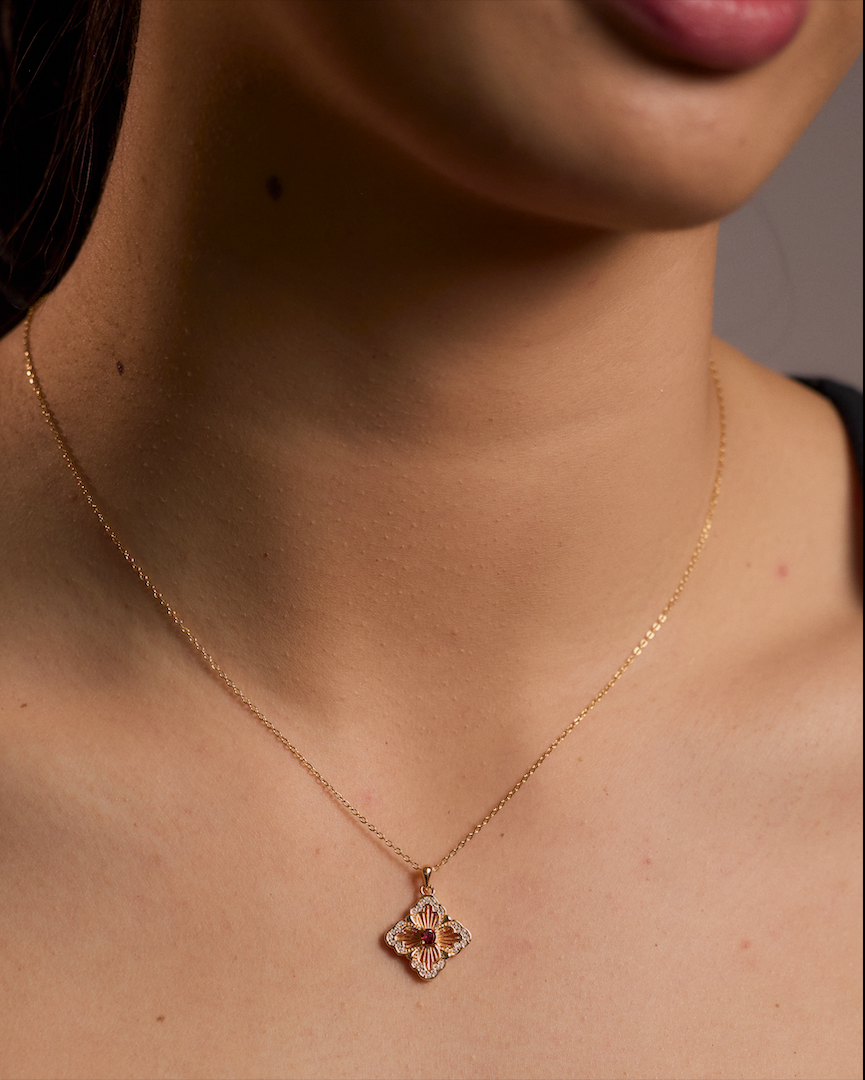 Diamond Primrose necklace