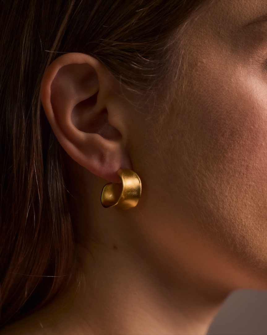 Gold Cuff Hoops